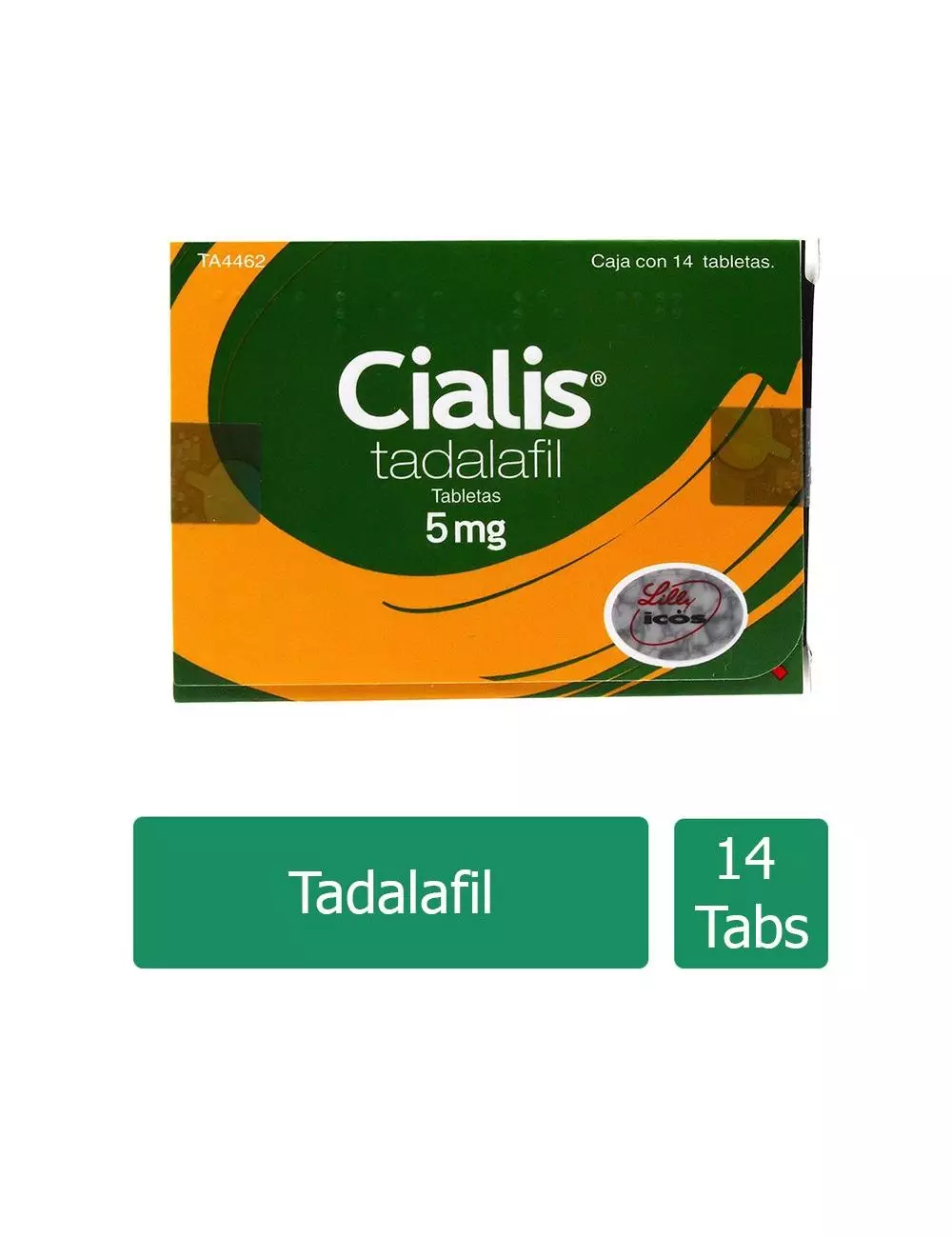 Cialis® - Tadalafil 5 mg -14 Tabletas - Lilly