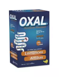 Oxal Junior 200 mg/400 mg Caja Con Frasco De 20 mL