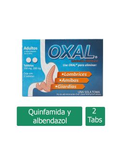 Oxal 150 mg/ 200 mg Caja Con 2 Tabletas