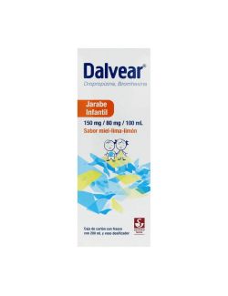 Dalvear Jarabe Infantil 150 mg/80 mg Caja Frasco Con 200 mL