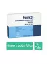 Ferricol 30 Mg   500 Mcg Caja Con 30 Tabletas