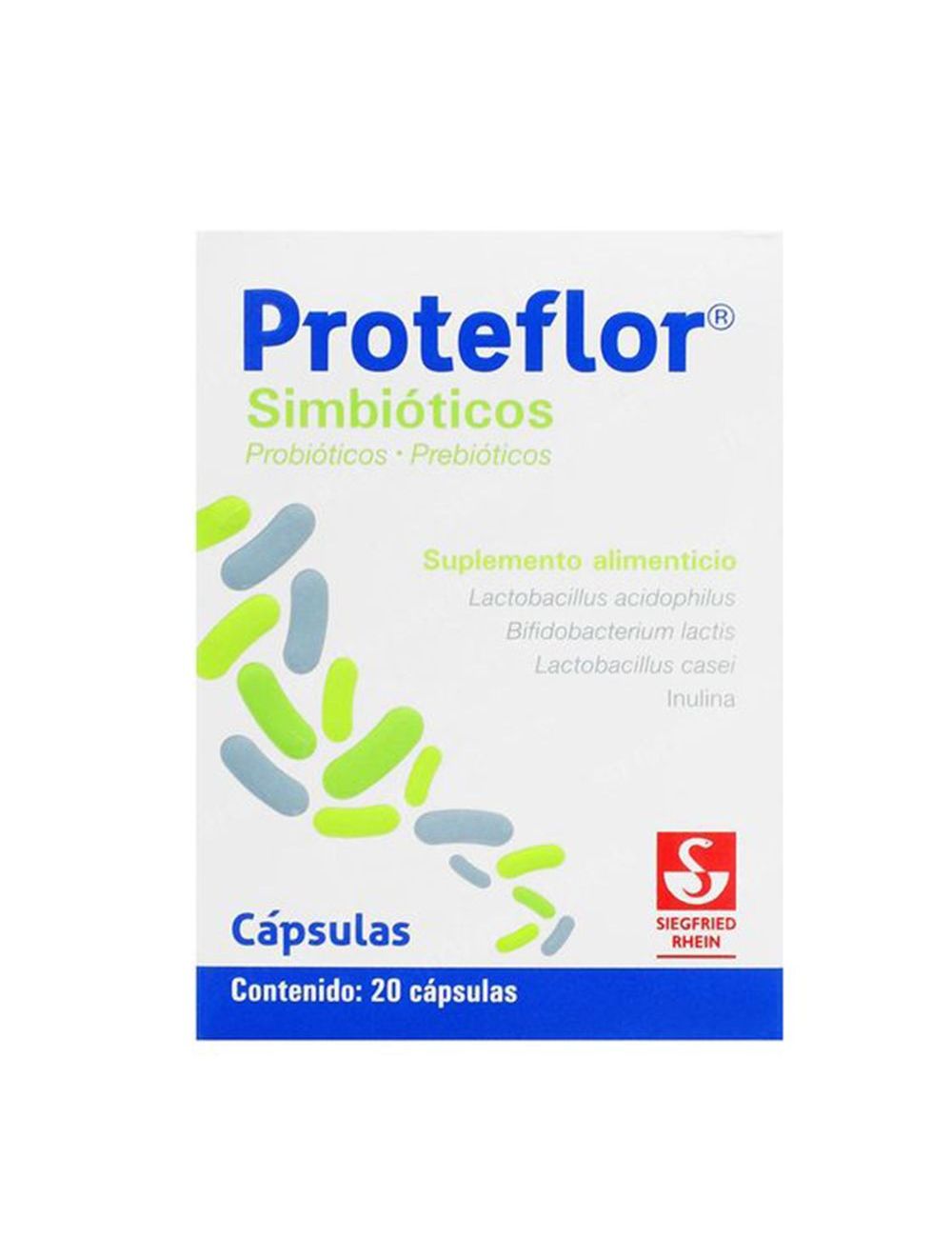 Proteflor Caja Con Frasco Con 20 Cápsulas