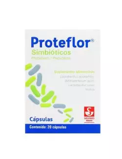 Proteflor Caja Con Frasco Con 20 Cápsulas