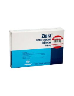 Zipra 500 mg Caja Con 8 Tabletas RX2