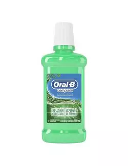 Oral B Complete Enjuague Bucal Sin Alcohol Frasco Con 500mL Sabor Hierbabuena