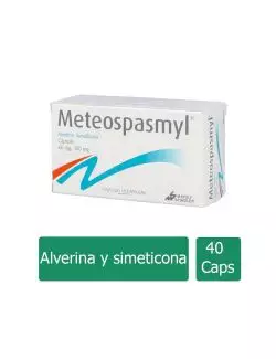 Meteospasmyl 60 mg/ 300 mg Caja con 40 Cápsulas