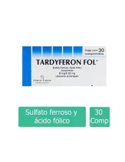 Tardyferon Fol Caja Con 30 Comprimidos