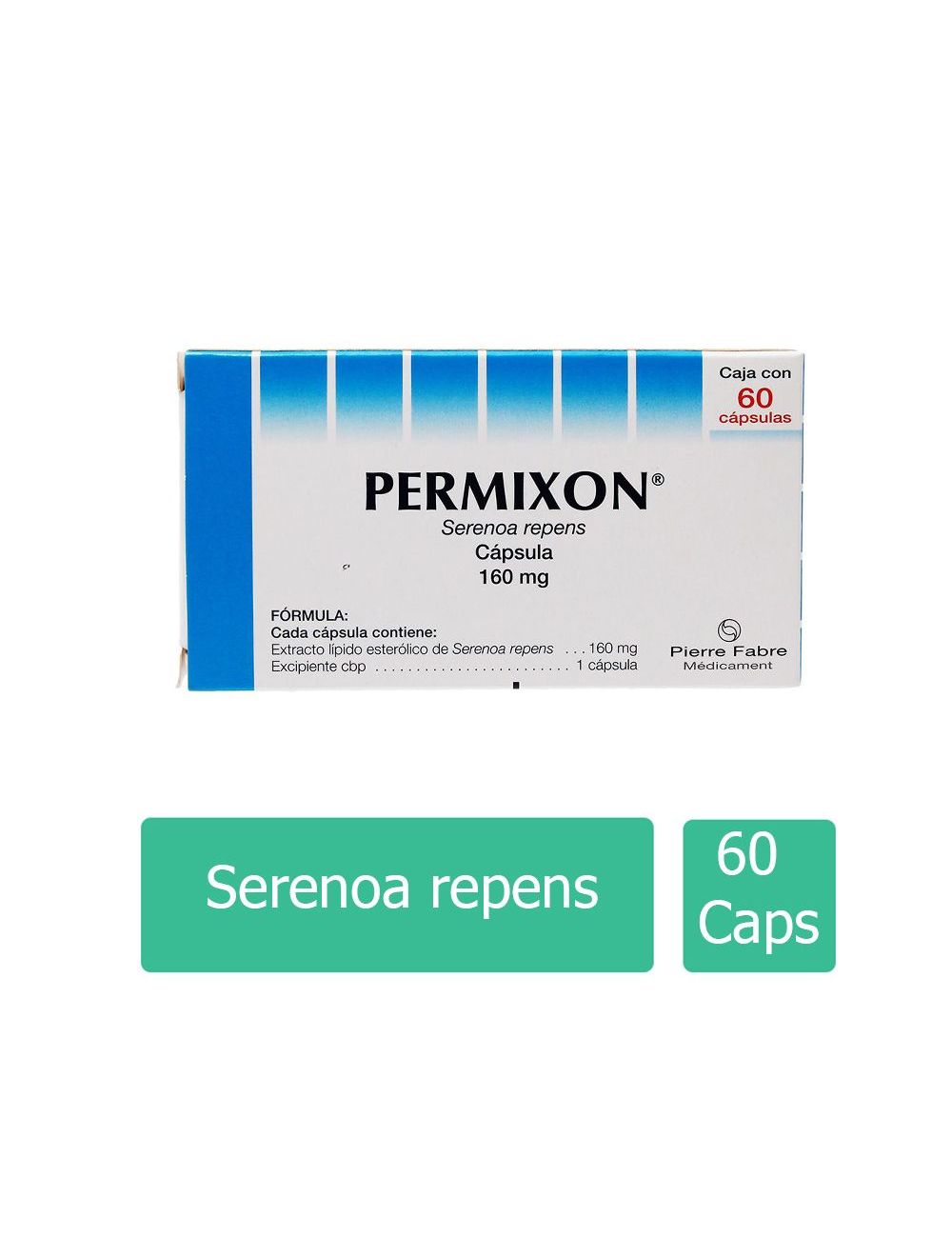 PERMIXON® 160 mg (Serenoa Repens) - 60 Cápsulas - Pierre Fabre