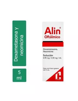 Alin Oftálmico Caja Con Frasco Gotero Con 5 mL - RX