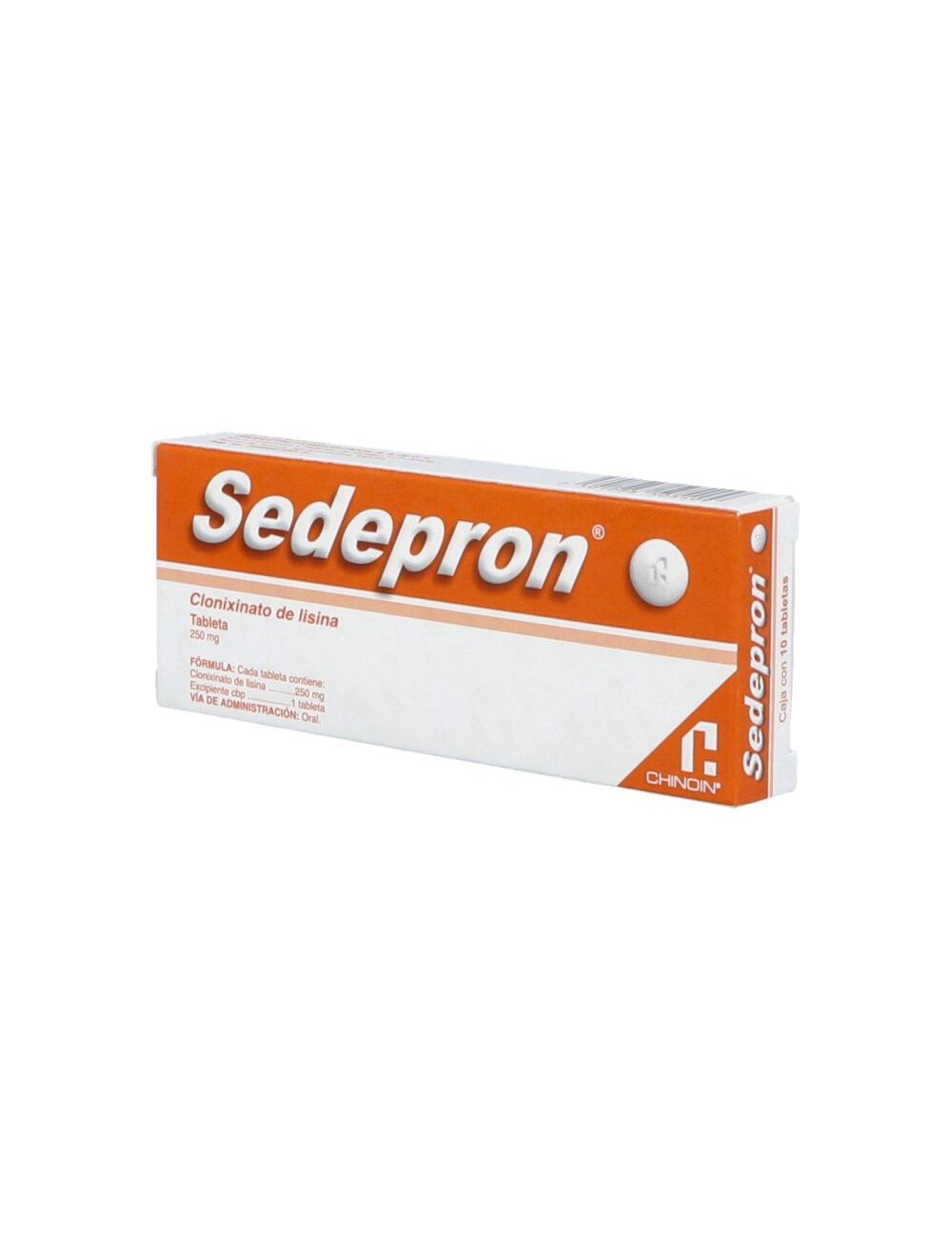 Sedepron 250 mg Caja Con 10 Tabletas