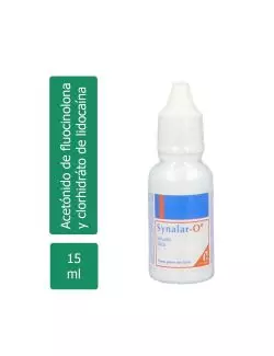 Synalar O Solución Ótica Caja Con Frasco Gotero Con 15 mL