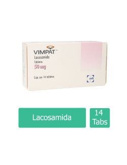 Vimpat 50 mg Caja Con 14 Tabletas