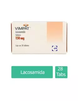 VIMPAT® 150 mg (Lacosamida) - 28 Tabletas - Ucb Pharma