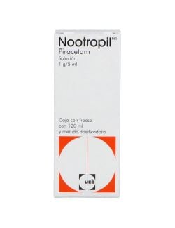 Nootropil 1 g/5 mL Solución Caja Con Frasco Con 120 mL