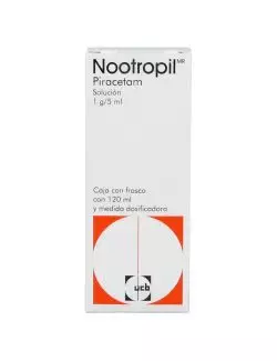 Nootropil 1 g/5 mL Solución Caja Con Frasco Con 120 mL