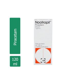 Nootropil 1 g/5 mL Solución Caja Con Frasco Con 120 mL