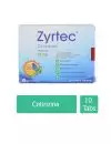 Zyrtec 10 mg Caja Con 10 Tabletas