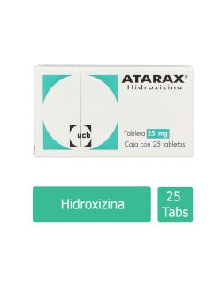 Atarax 25 mg Caja Con 25 Tabletas