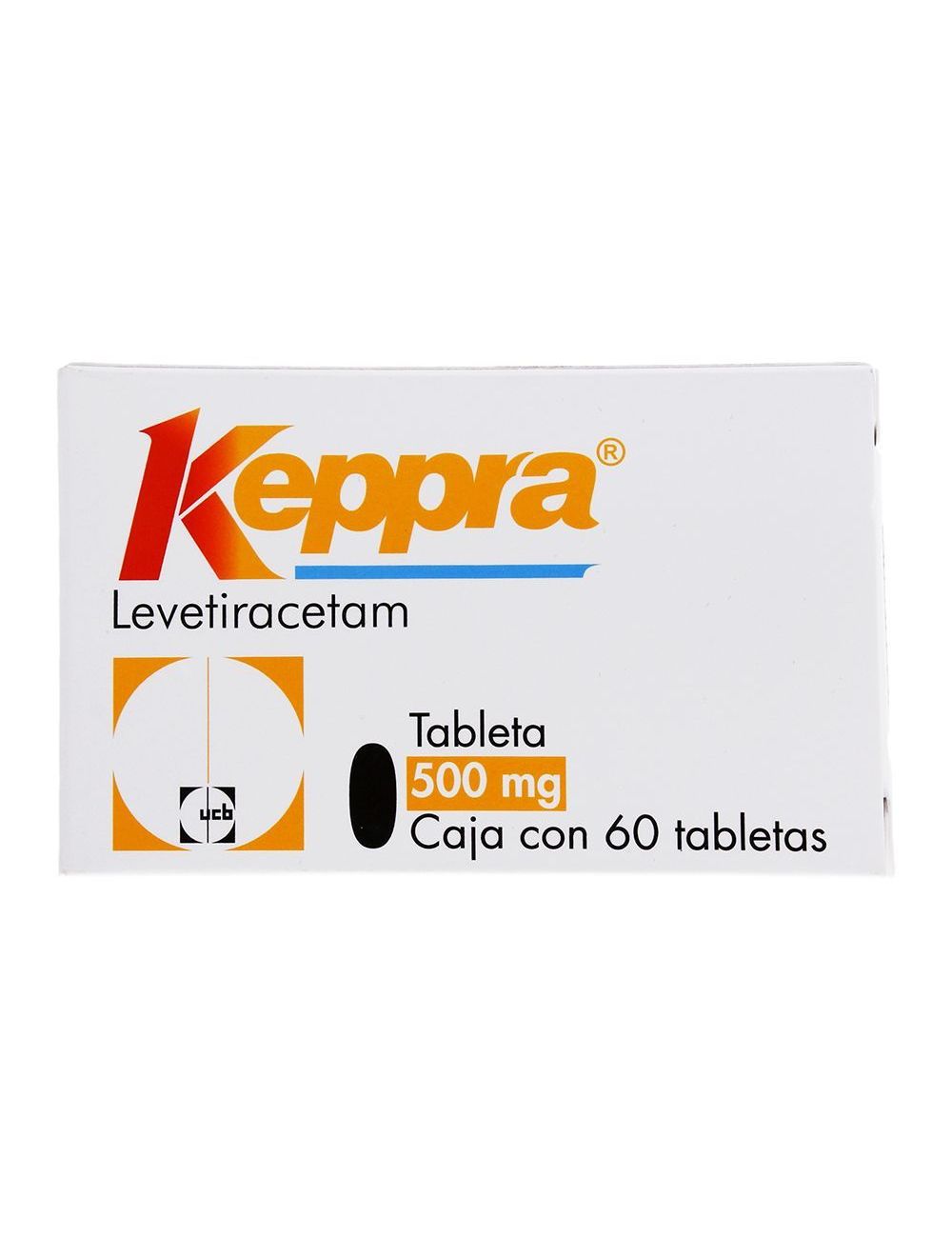 Keppra 500 mg Caja Con 30 Tabletas