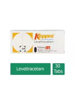 Keppra® 1 g (Levetiracetam) - 30 Tabletas - UCB