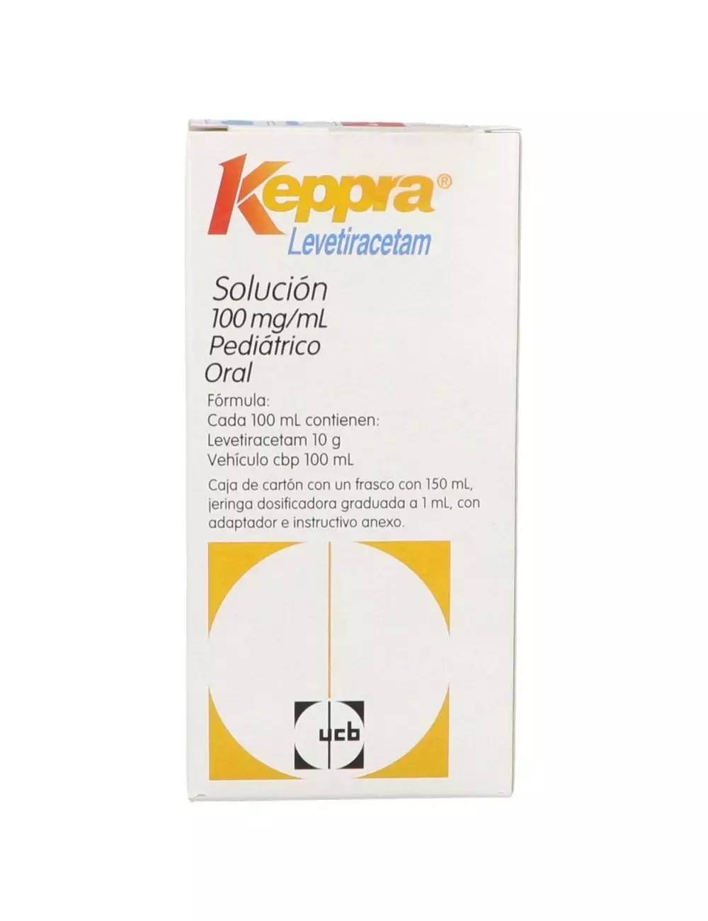 Keppra Solución 100 mg / mL Caja Con Frasco 150 mL