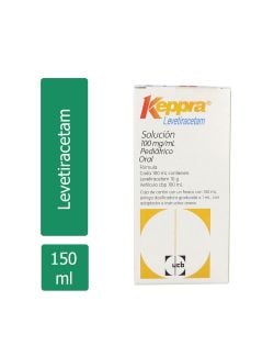 Keppra Solución 100 mg / mL Caja Con Frasco 150 mL