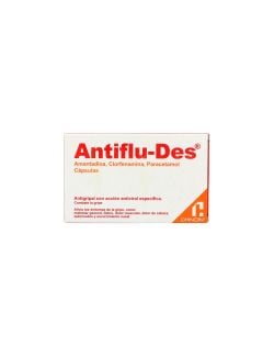 Antiflu Des 3 mg/ 5 mg / 300 mg Caja Con 24 Cápsulas
