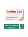 Antiflu Des 3 mg/ 5 mg / 300 mg Caja Con 24 Cápsulas