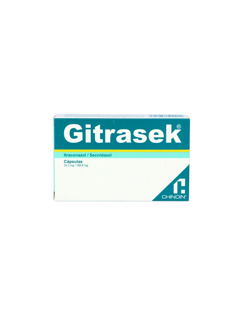 Gitrasek 33.3mg/166.6mg Caja Con 12 Cápsulas