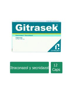 Gitrasek 33.3mg/166.6mg Caja Con 12 Cápsulas