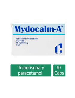 Mydocalm A 50 mg / 300 mg Caja Con 30 Cápsulas