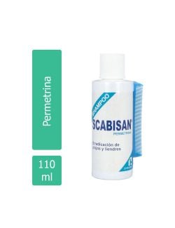 Scabisan Shampoo Permetrina Solución Frasco Con 110 mL