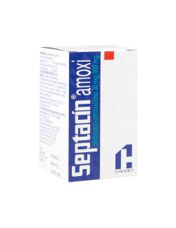 Septacín Amoxi 30 mg/500 mg Caja Con Frasco Con 12 Cápsulas RX2