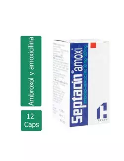 Septacín Amoxi 30 mg/500 mg Caja Con Frasco Con 12 Cápsulas RX2