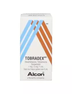 Tobradex Suspensión 0.1%/0.3% Caja Con Frasco Gotero Con 5 mL - RX