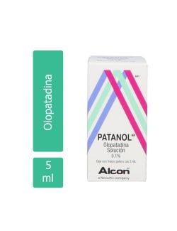 Patanol 0.1 % Solución Oftálmica Caja Con Frasco Gotero Con 5 mL