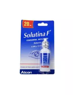 Solutina F Solución 0.3g/0.016g Empaque Con Frasco Gotero Con 20mL