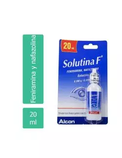 Solutina F Solución 0.3g/0.016g Empaque Con Frasco Gotero Con 20mL