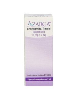 Azarga Suspensión 10 mg/5 mg/mL Caja Con Frasco Gotero Con 5mL