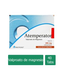 Atemperator 200 mg Caja Con 40 Tabletas