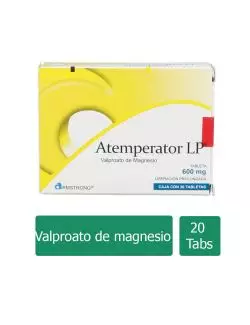 Atemperator LP 600 mg Caja Con 20 Tabletas