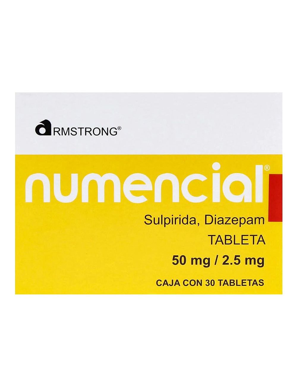 Numencial 50 Mg 2.5 Mg Caja Con 30 Tabletas - Rx1