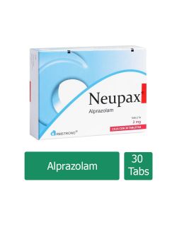 NEUPAX® 2 mg (Alprazolam) - 30 Tabletas - Armstrong Rx1
