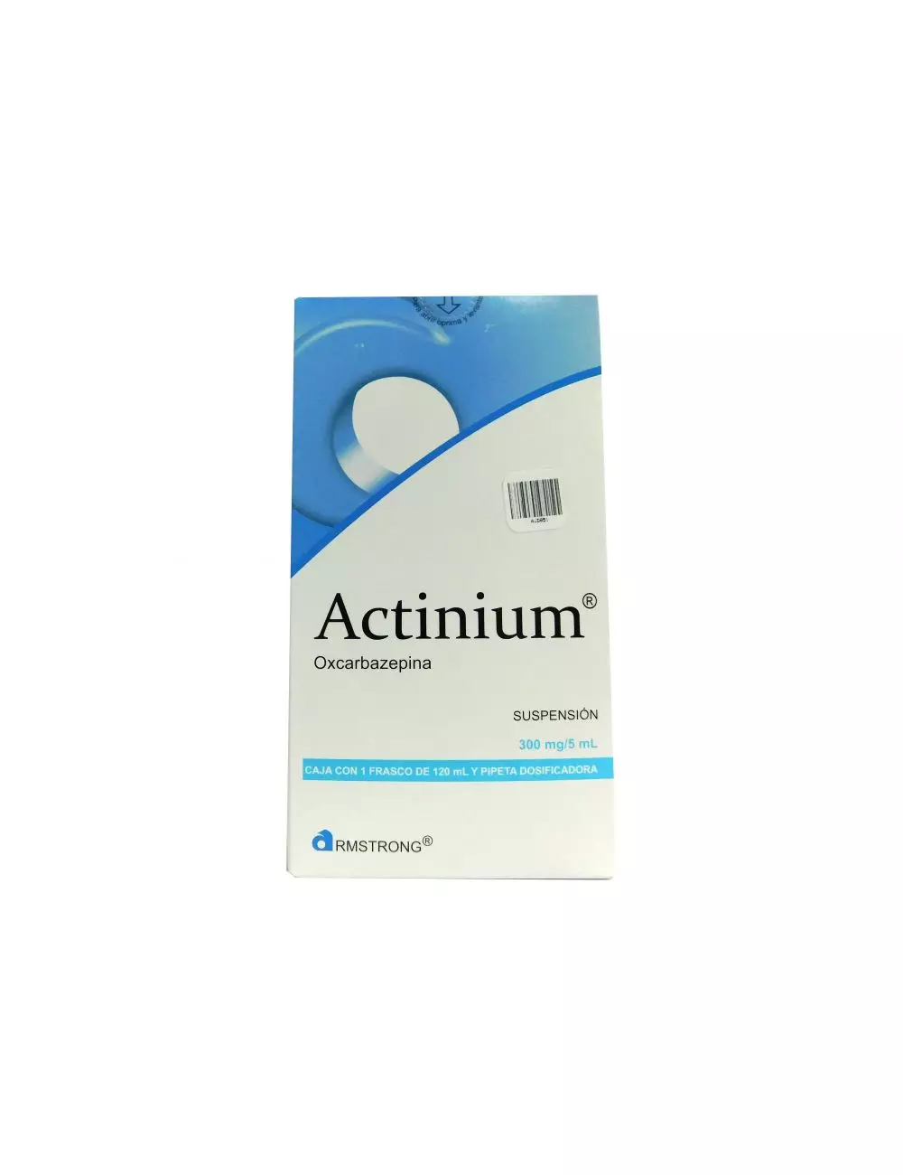 Actinium Suspensión 300 mg/5 mL Caja Con Un Frasco Con 120 mL