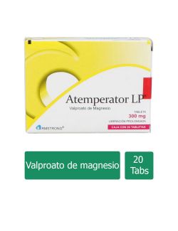 Atemperator LP 300 mg Caja Con 20 Tabletas