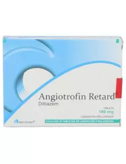 Angiotrofin Retard 180 mg Caja Con 10 Tabletas