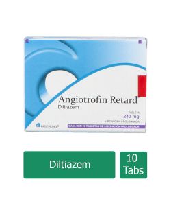 Angiotrofin Retard 240 mg Caja Con 10 Tabletas