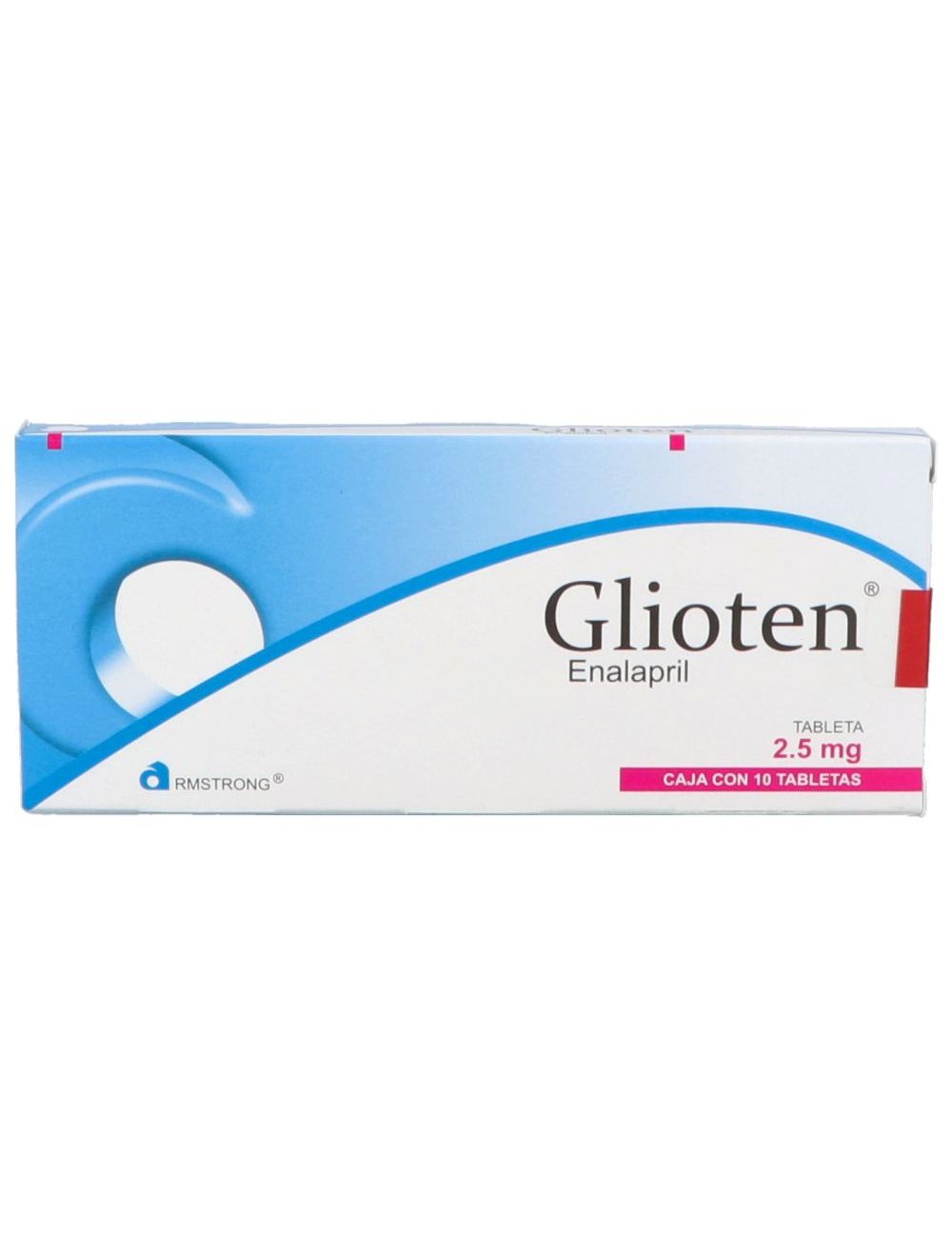 Glioten 2.5 mg Caja Con 10 Tabletas