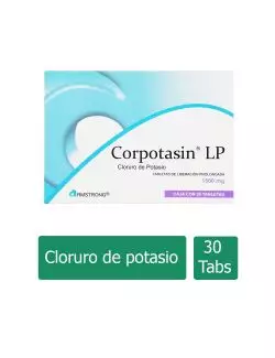 Corpotasin Lp  1500mg Caja Con 30 Tabletas