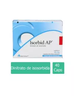 Isorbid AP 20 mg Caja Con 40 Cápsulas